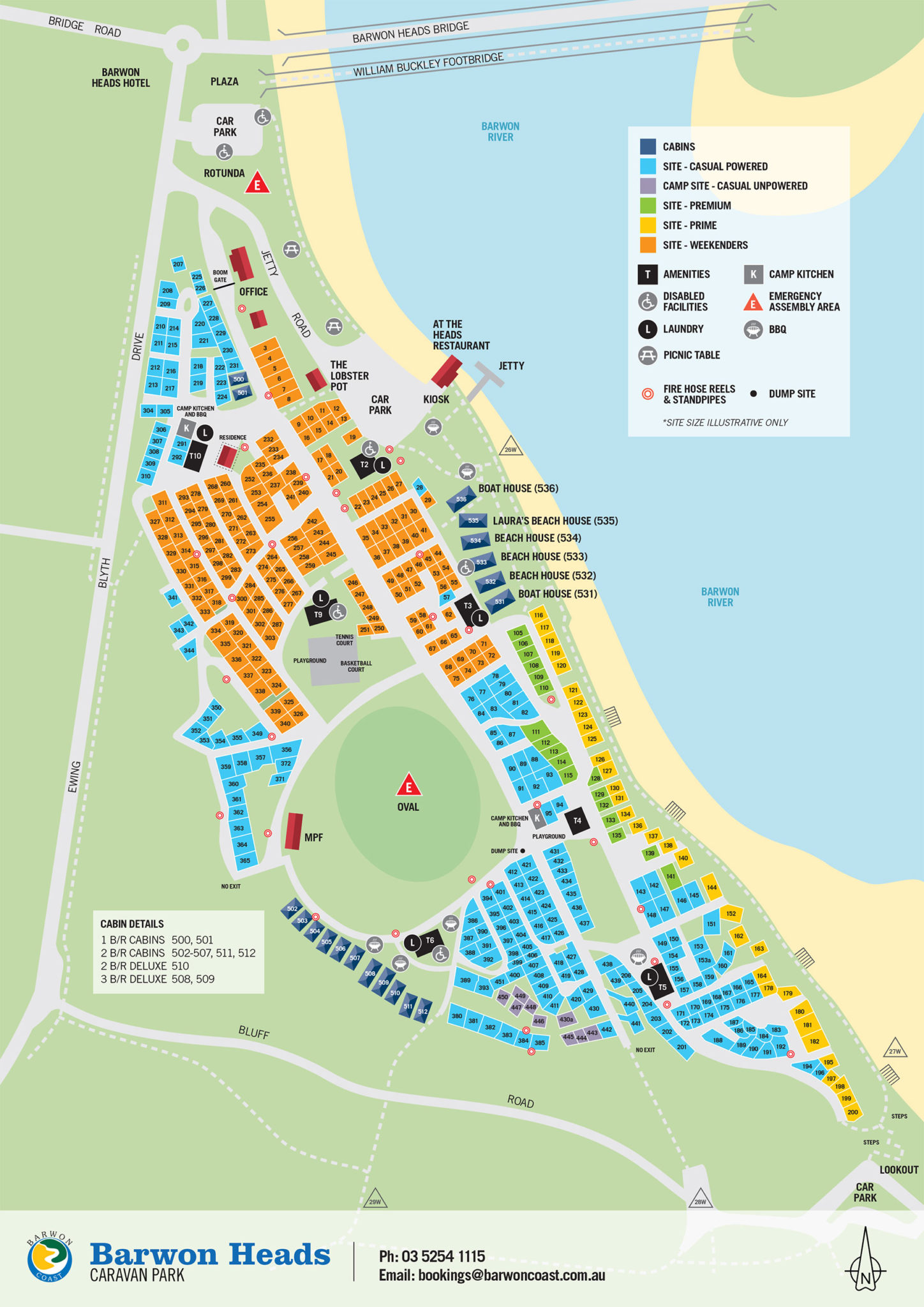 Park Map - Barwon Heads CP